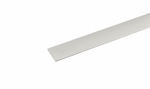 Kantlist flat aluminium - 2 x 15 mm x 1 meter